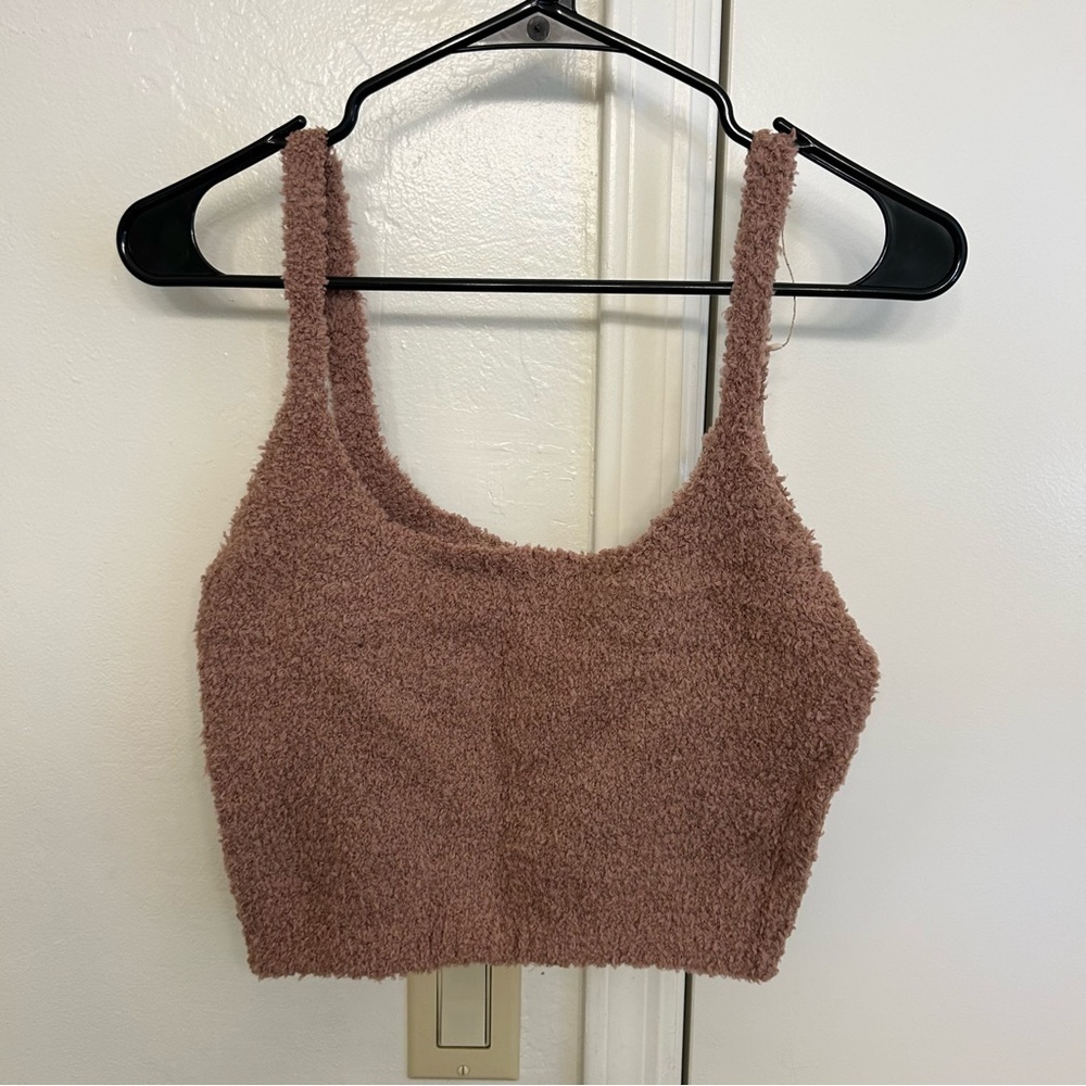 NWT SKIMS Cozy Knit Tank Top Brown Size 2x Cozy Sleep Comfortable